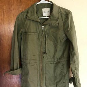 Madewell Cargo Green Utility Jacket (SM)